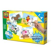 Image of SES CREATIVE Children's My First Colouring with Water Farm Animals Set (14455)