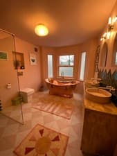 Image of Copper Bathtub "Roman Cleopatra" 1800mm FREE TAPS/WASTE/BASIN