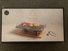 Image of Artesa Hot Grill Gift Box Marble Heat Stone 41.5 22 15 More Fun Cook Food Dinner