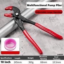 Image of 7 10 12 Inch Water Pump Pliers Adjustable Universal Wrench Tool