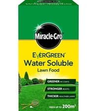 Image of Miracle-Grow EverGreen Water Soluble Grass Lawn Feed Thick & Healthy - 1kg 200m2
