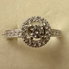 Image of Thomas Sabo 925 Silver Ring Size 54 RRP £90!