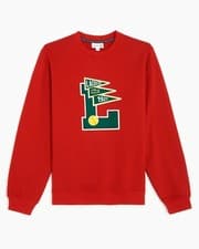 Image of La Coste Sweatshirt, SH7419-00-5SX, Red, UK Size 2. ( XS )