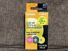 Image of Casio TR-18BK-3P Ink Ribbon Disc Title Printer Black 3 Pack Genuine Discontinued
