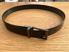 Image of Ted Baker Mens Reversible Belt - Black/ Navy 30 ( fits 28”) New