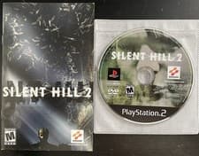 Image of Silent Hill 2 PS2 - NTSC US Version Disc and Manual only w Reg Card Black Label