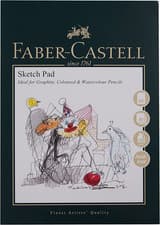 Image of Faber-Castell Art & Graphic Sketch Pad, A4 160 GSM Pad of 40 Sheets