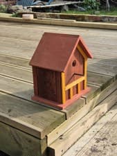 Image of hand made bird house