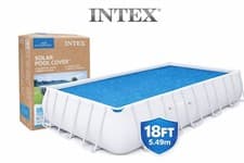 Image of Intex 18ft x9ft Solar Pool Cover Rectangular 5.49m x 2.74m Cover Only Protection