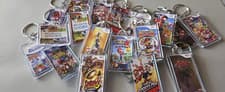 Image of Nintendo Wii Game Art Video Game Keychain | Chain | Pendent (Front & Back)