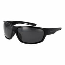 Image of Polaroid PLD 7029/S Unisex Black Rectangle Polarized Sunglasses Grey Lens 68mm