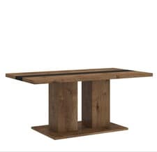 Image of Boston Coffee Table in Lefkas Oak and Black Finish