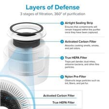 Image of High-Efficiency Replacement HEPA Filters for 300 Air Purifier
