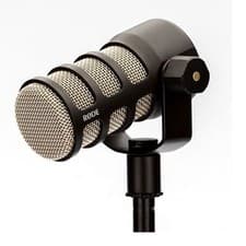 Image of RODE PodMic Podcast-Ready Dynamic Microphone, Internal Pop shield, Integrated Sw