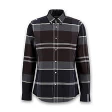 Image of Barbour Iceloch Tailored Long-Sleeved Shirt Midnight Oak Tartan XL (New, Tags)