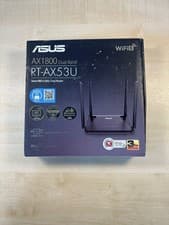 Image of ASUS RT-AX53U (AX1800) Dual Band WiFi 6 Extendable Router Smart Home Black