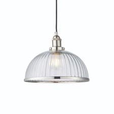 Image of Retro Industrial Style Single Suspended Ceiling Pendant Light 60W E27 Endon