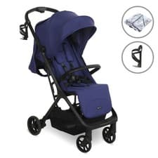 Image of My Babiie MBX7 Plus Auto-Fold Compact Stroller - Indigo