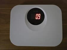 Image of TANITA HD-395 Classic Digital Bathroom Scale White with Light Up Screen