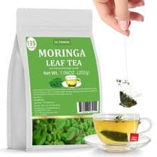 Image of Premium Moringa Tea,135 Tea Bags,100% Pure Moringa Leaves,Natural & No Additi...