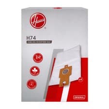Image of Hoover Purepower Pure EPA Vacuum Cleaner Microfibre Bags (H74, Pack of 4)