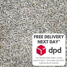 Image of Premium Sunflower Hearts Wild Bird Food 28kg (2x14kg) Bakery Grade, No Mess Seed