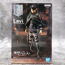 Image of Attack on Titan The Final Season Levi Figure BANPRESTO Japan AUTHENTIC NEW