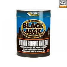 Image of Everbuild Sika 487001 Black Jack® 906 Bitumen Roofing Emulsion 5 Litre