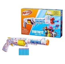 Image of Nerf Fortnite Frenz 4 Ever Dart Blaster Toy Gun in Original Box+Bonus Code New