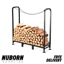 Image of Outdoor Log Rack - Black, L45