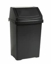 Image of Plastic Bins Swing Rubbish Bin 8 15 25 50 Litre Dust Bin Office Kitchen Home Use