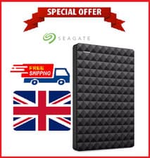 Image of Seagate 120GB-1TB Portable External Hard Drive-Black 2.5" For PC Laptop and Mac