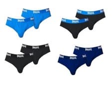Image of 6 Pack of Lonsdale Briefs Men's Jockeys Trunks Underpants Underwear S M L XL XXL
