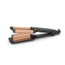 Image of BaByliss Deep Waves Hair Waver – Ceramic Coated Barrel, 3 One Size, Black