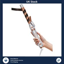Image of Effortless Rotating Curling Iron 25mm Automatic Barrel Wand for Long Hair