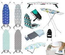 Image of FOLDING LARGE STRONG IRON BOARD IRONING ADJUSTABLE HEIGHT LIGHT WEIGHT NONSLIP