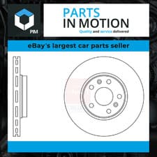 Image of 2x Brake Discs Pair Vented fits RENAULT KANGOO 1.5D Front 2005 on 280mm Set New