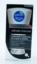 Image of Pearl Drops Daily Whitening Ultimate Activated Charcoal Toothpaste 50ml New