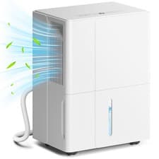 Image of HOMCOM 30L Dehumidifier with Filter, Auto Defrost, for Home Laundry Drying