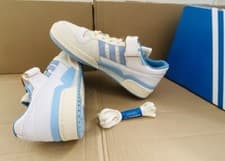 Image of Adidas Forum 84 Low UNC White/Light Blue UK 10/US 10.5/ EU 44 2/3
