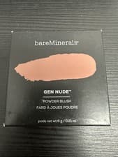 Image of bareMinerals Gen Nude Powder Blush BUT FIRST COFFEE 0.21 oz. NEW IN BOX