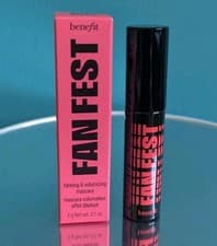 Image of Benefit Fan Fest Mascara Hyper Black 3g Mini Travel NEW Gift-Ready 💖 FREE POST