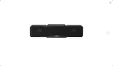 Image of Logik stereo black PC sound bar. 3.5mm jack. USB powered. 4w BNIB