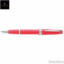 Image of Cross Bailey Light Polished Coral Resin Fountain Pen Medium