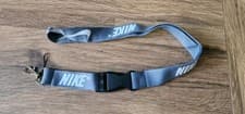 Image of Nike Lanyard ✅ Key ring key chain for ID Gift UK ✅ Grey