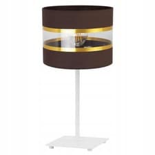 Image of Elegant Gold Table Lamp 20cm - Modern Design, White Metal Base, E27 Bulb