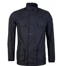 Image of Barbour Mens International Packable Duke Jacket Colour Black Size Medium
