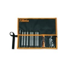 Image of SET OF 16 REVERSIBLE SCREWDRIVERS, 9 1/4" DRIVE SOCKETS, BETA TOOLS