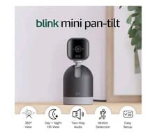 Image of Blink Mini Pan-Tilt Camera - Rotating Indoor Security Camera - Black