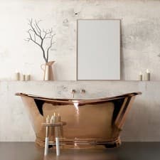Image of BC Designs Freestanding Copper Bath Luxury Vintage Design 1500mm Double Ended